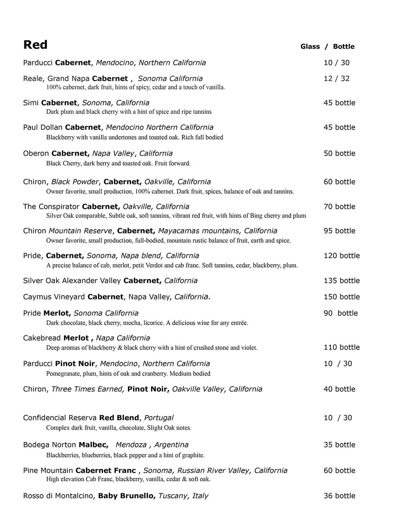 2022_Bourbon_Menu-1 2022 Red Wine List Menu